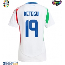 Ženski Nogometni dresi Italija Mateo Retegui #19 Gostujoči EP 2024 Kratek Rokav